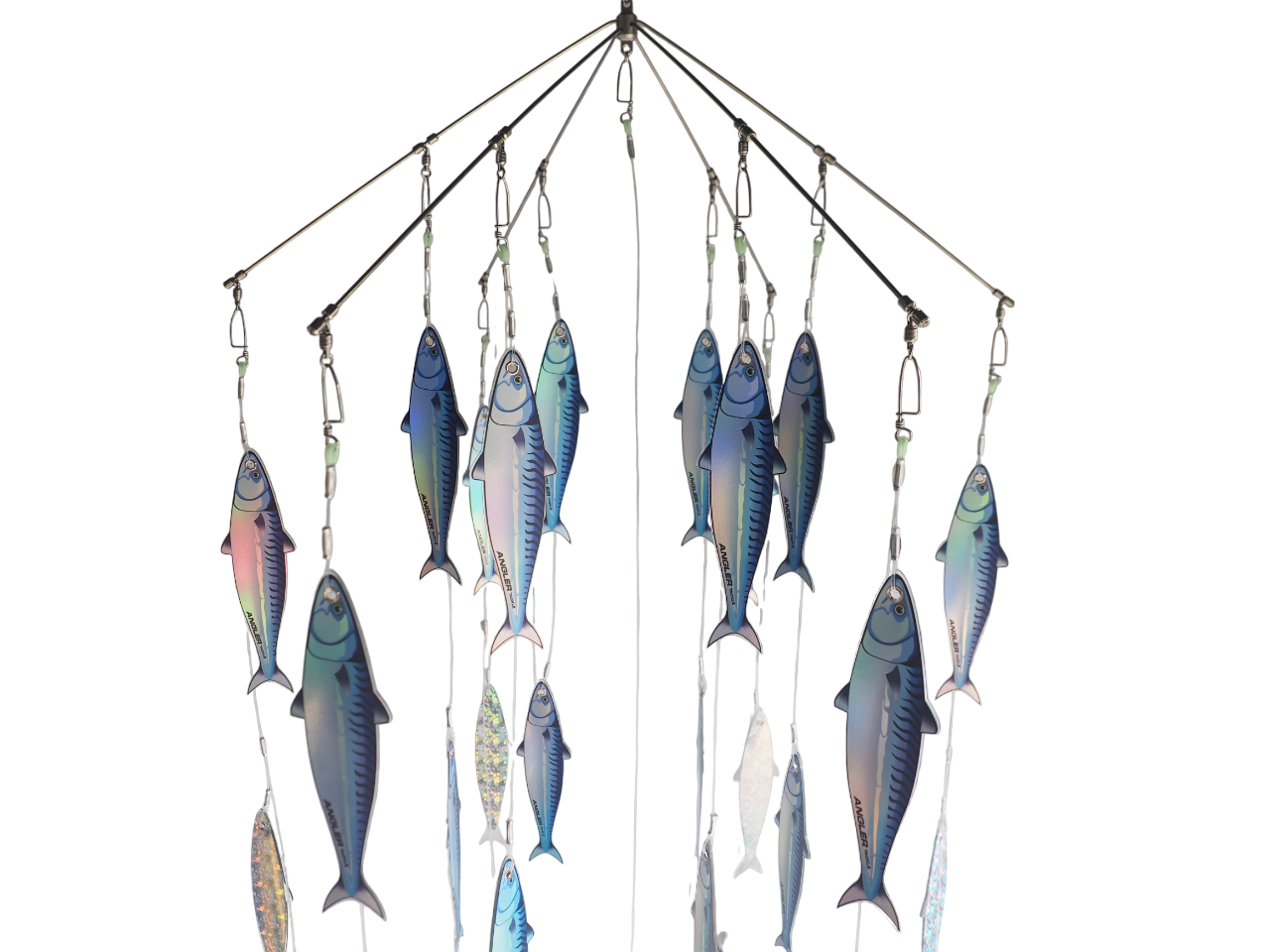 6-arm Dredge Teaser - Blue Mackerel