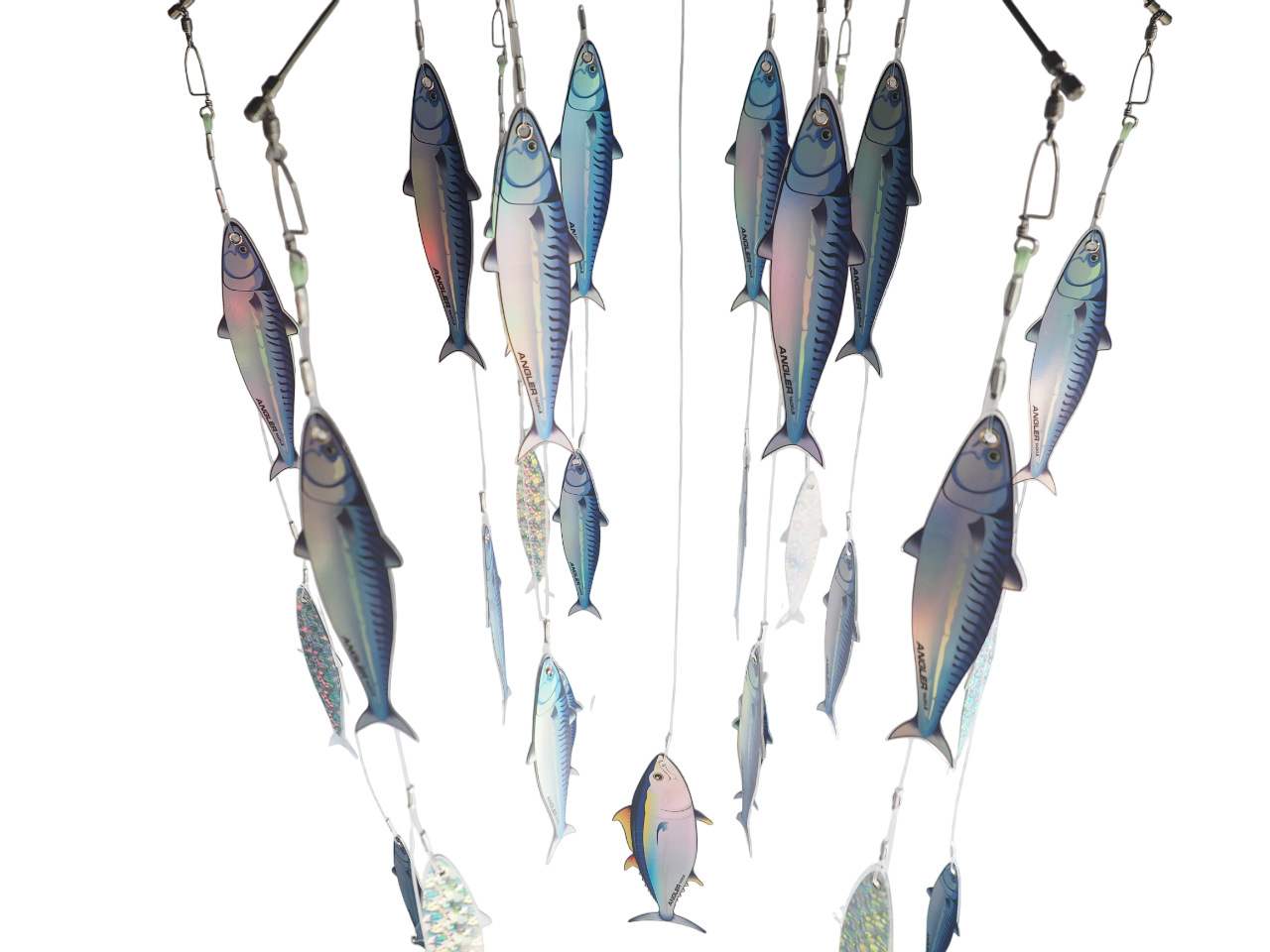 6-arm Dredge Teaser - Blue Mackerel