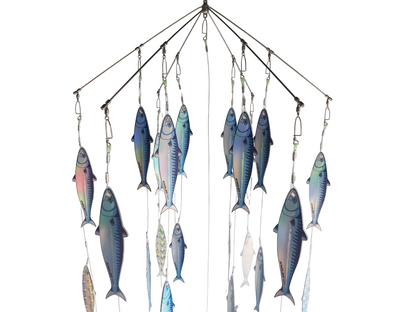 6-arm Dredge Teaser - Blue Mackerel